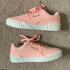 NEW w/out box- Pink puma Cali sneakers
